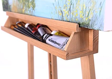 Mont Marte Floor Easel with Tilt Bech Wood