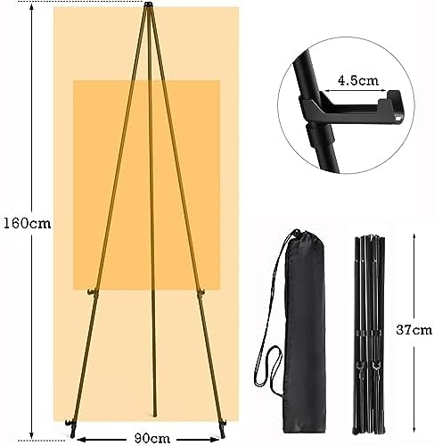 CertBuy 2 Pack 63 Inch Steel Easel Stand