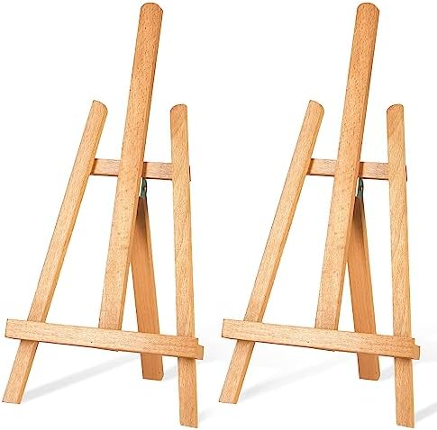 16 Inch Tabletop Easel Stand 2 Pack Portable Display