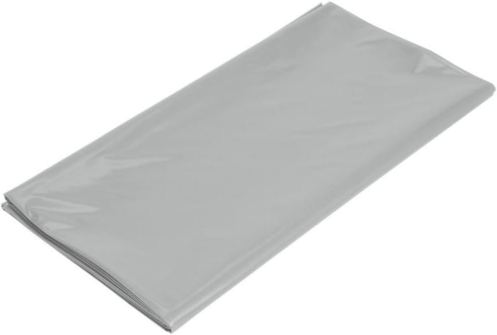Amscan 3-Ply Paper Silver Table Cover 54x108