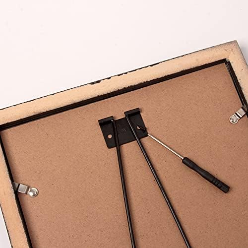 10 Pieces Iron Easel Back with 30 Screws and 2 Screwdrivers