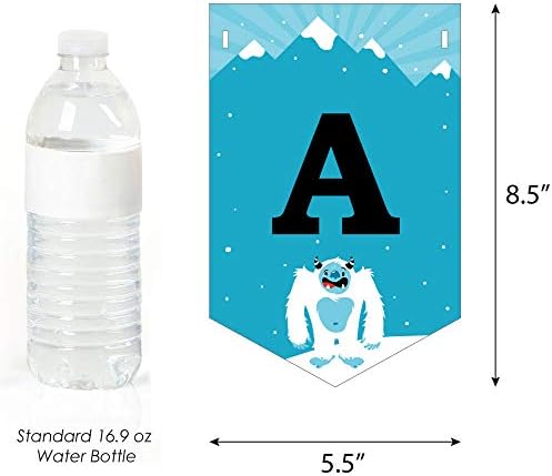Yeti to Party Bunting Banner - Abominable Snowman Party Decor
