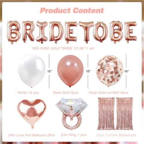 Bachelorette Party Decorations 65 Pieces Bridal Shower Set