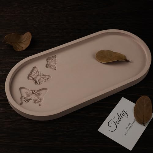Butterfly Carved Tray Resin Mold for DIY Art and Crafts