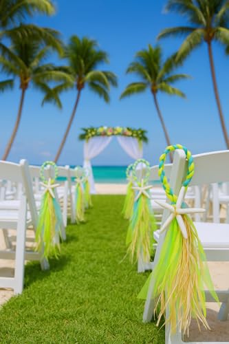 Boho Beach Wedding Aisle Runner Chair Hangers