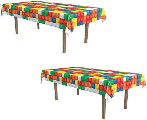 Beistle Building Blocks Table Covers 2-Pack