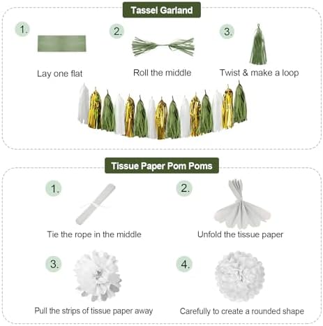 Sage Green Bachelorette Party Decorations