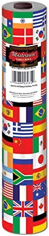 Beistle 40 x 100 Multicolor Flag Table Roll
