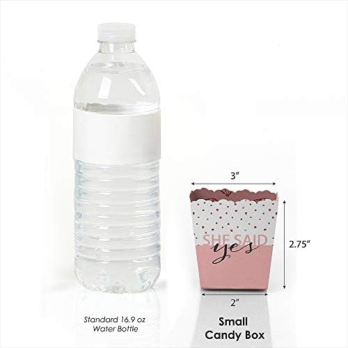Big Dot of Happiness Bride Squad Party Candy Boxes Set of 12