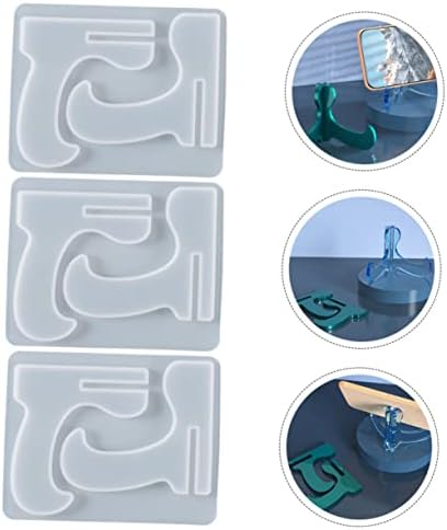 3pcs Cell Phone Easel Mold Silicone DIY Holder Stand