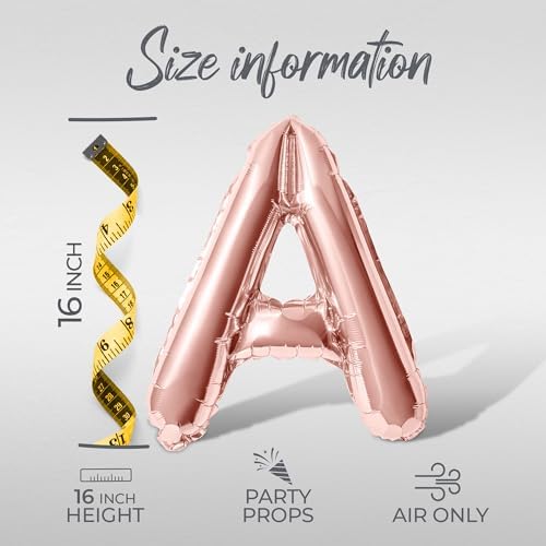 Letter Balloons Its All A Bunch Of Hocus Pocus Rose Gold