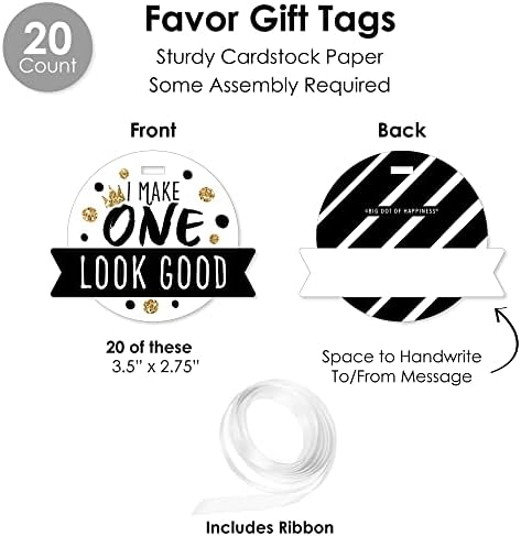Big Dot of Happiness 1st Birthday Party Favor Kit - 100 Pieces