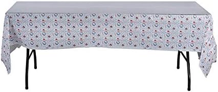 Hammont Baseball Tablecloth 108 x 54 4 Pack