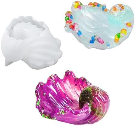 Conch Shell Resin Mold for DIY Jewelry Candle Holders