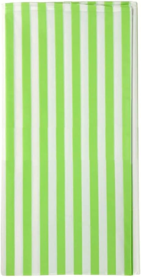 Retzjorv Vpang 2 Pcs Striped Plastic Tablecloths 1