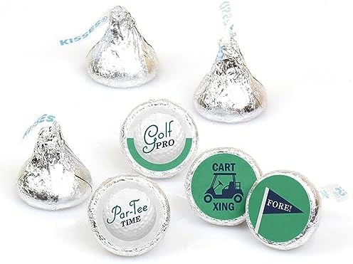 Par-Tee Time Golf Round Candy Stickers 108 Stickers
