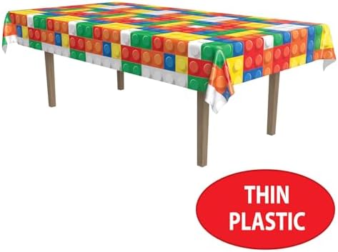 Beistle Building Blocks Table Covers 2-Pack