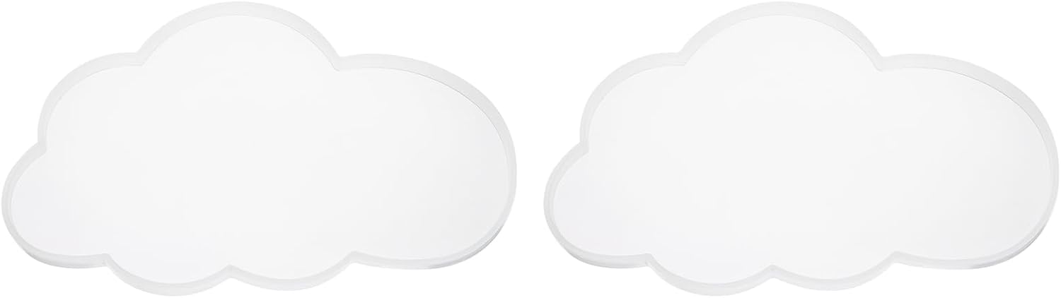 Uxcell 2 Pcs Cloud Large Coaster Resin Silicone Mold