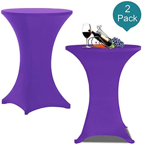 Reliancer 2 Pack 36 Inch Spandex Table Cover