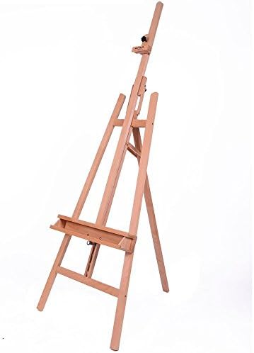 Mont Marte Floor Easel with Tilt Bech Wood