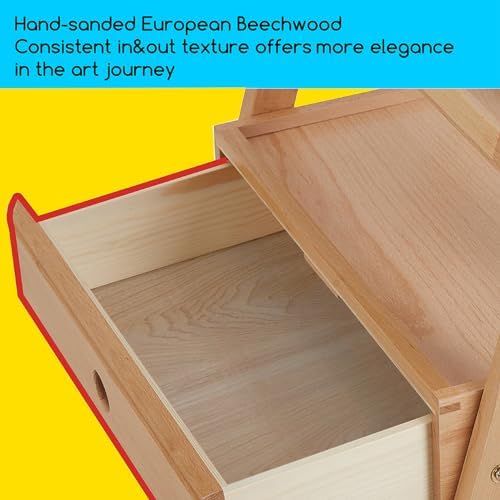 MEEDEN Adjustable Easel with Storage Drawer for Artists