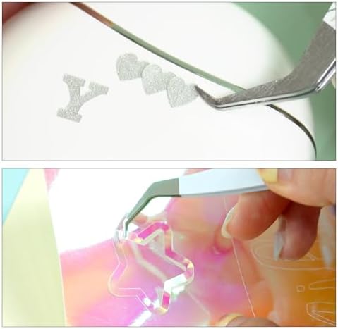 PYD Life 10 Pack Sublimation Vinyl Tweezers for Custom Designs
