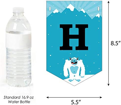 Big Dot of Happiness Yeti to Party Bunting Banner