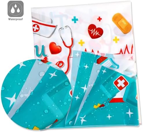 HOWAF 3pcs Nurse Appreciation Tablecloth Set