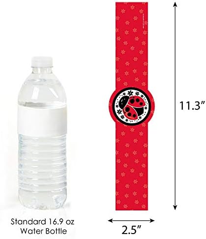 Happy Little Ladybug DIY Party Wrappers Set 15