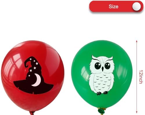 20 Pcs Magical Wizard School Balloons - 12 - Birthday Party Decor