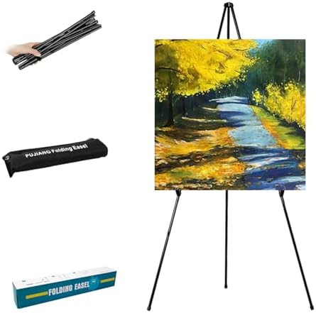 PUJIANG 63 Folding Easel Stand with Case