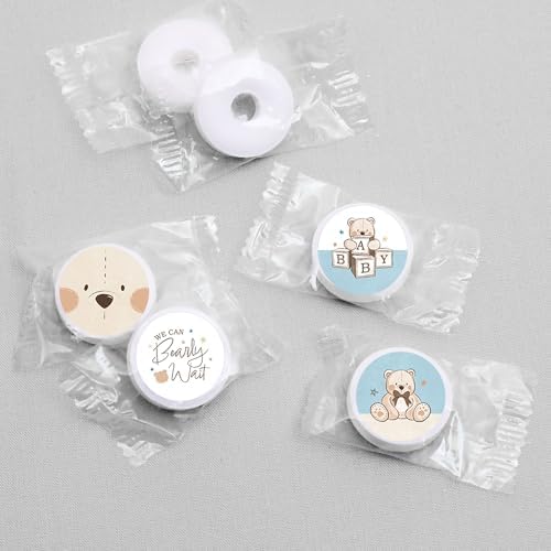 We Can Bearly Wait Teddy Bear Candy Sticker Favors