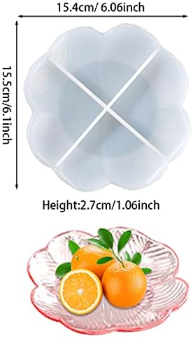 FineInno Resin Flower Tray Mold for DIY Crafts