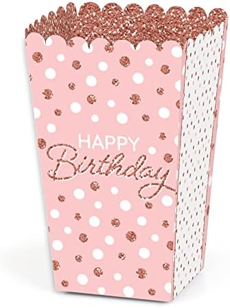 Big Dot of Happiness Birthday Popcorn Boxes Set of 12