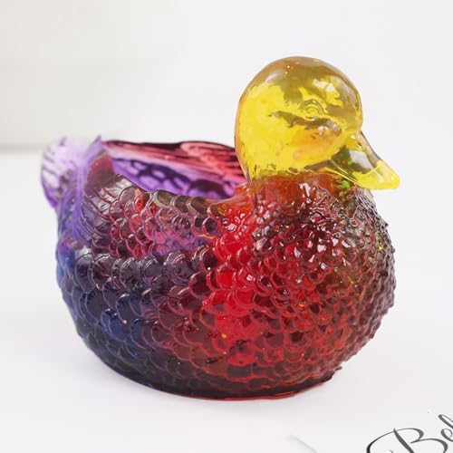 3D Duck Resin Jar Mold for Jewelry Candles