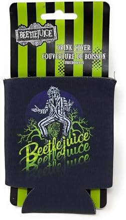 Amscan Beetlejuice Halloween Drink Cover 4x425