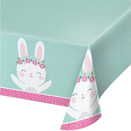 Trendware Bunny Party Plastic Tablecloths 3 Count