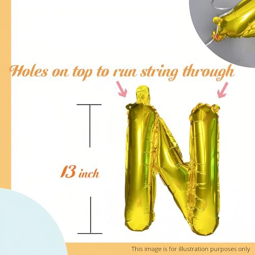 Decorit Rose Gold Engagement Letter Balloons Banner