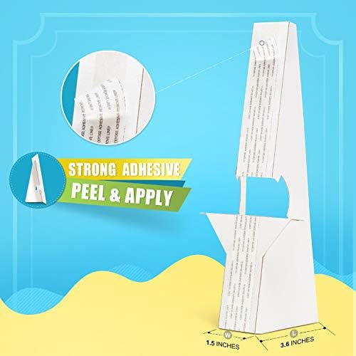 Lineco Self-Stick Double Wing Easel Backs 12 Inches White 25 Pack