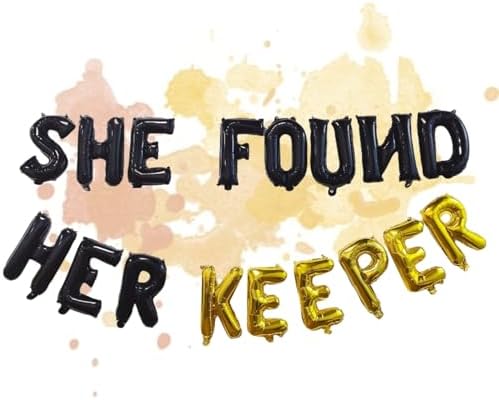 Decorit She Found Her Keeper Balloon Banner Witch Themed
