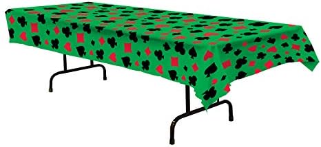 Beistle Casino Table Cover 54 x 108 - Party Decor