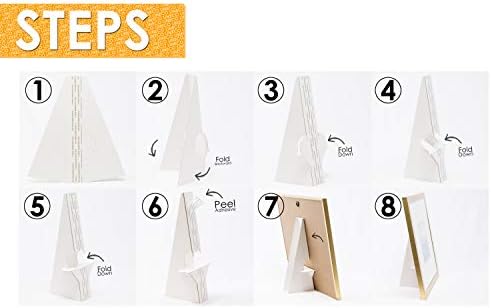 Lineco 25-Pack White Easel Backs for Art and Photos
