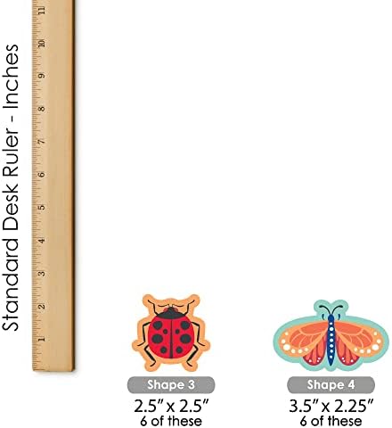 Big Dot of Happiness Buggin Out - 24 Count Bug Shaped Cut Outs