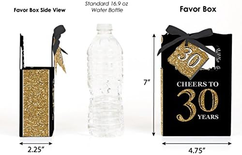 Big Dot of Happiness 30th Birthday Party Favor Box Set
