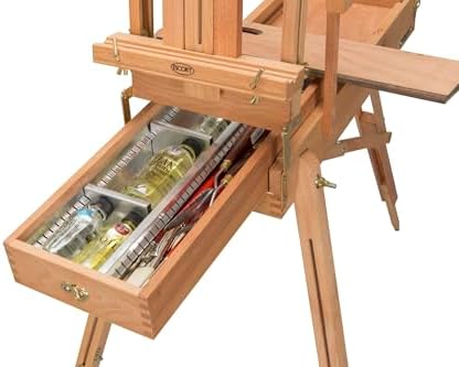 Jullian Paris Professional Half Box Easel Stand with Shoulder Strap