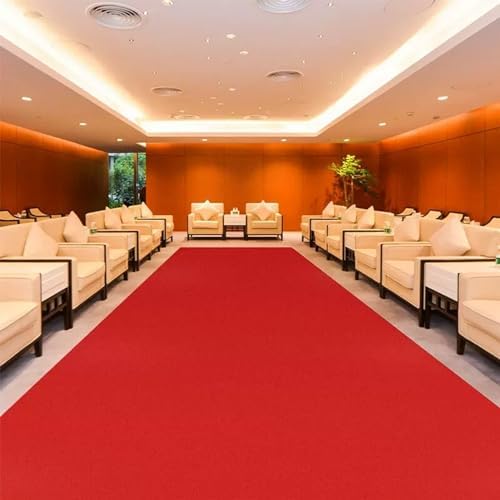 Whnoorher Red Wedding Aisle Runner 12x10m