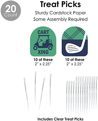 Big Dot of Happiness Par-Tee Time Party Favor Kit - 100 Pieces