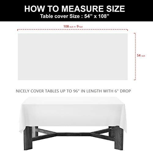 Party Essentials Heavy Duty Rectangle Table Cover Neon Green 54x108 3-Count