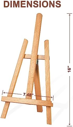 16 Inch Tabletop Easel Stand 2 Pack Portable Display