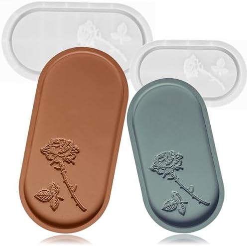 Wehous Oval Resin Casting Molds for DIY Crafts